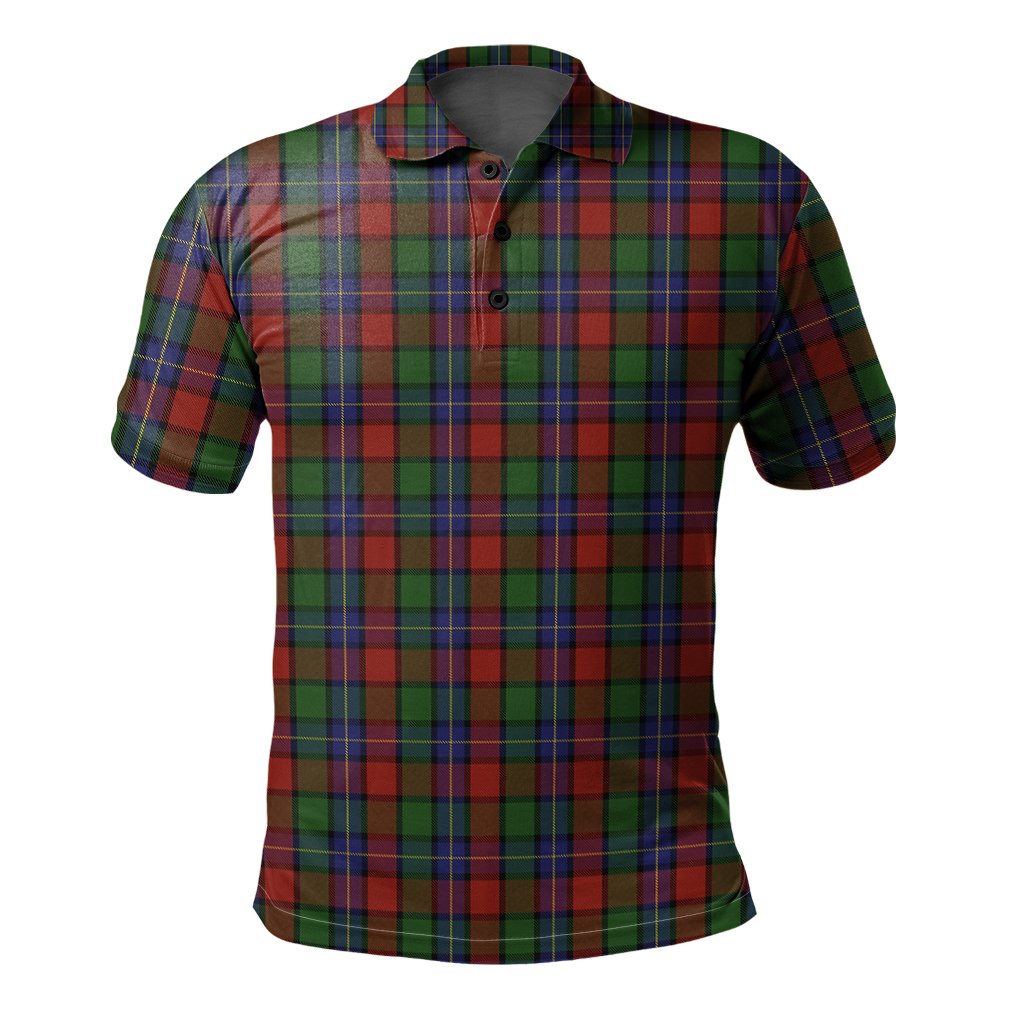 Kilgour Asymmetrical Tartan Polo Shirt