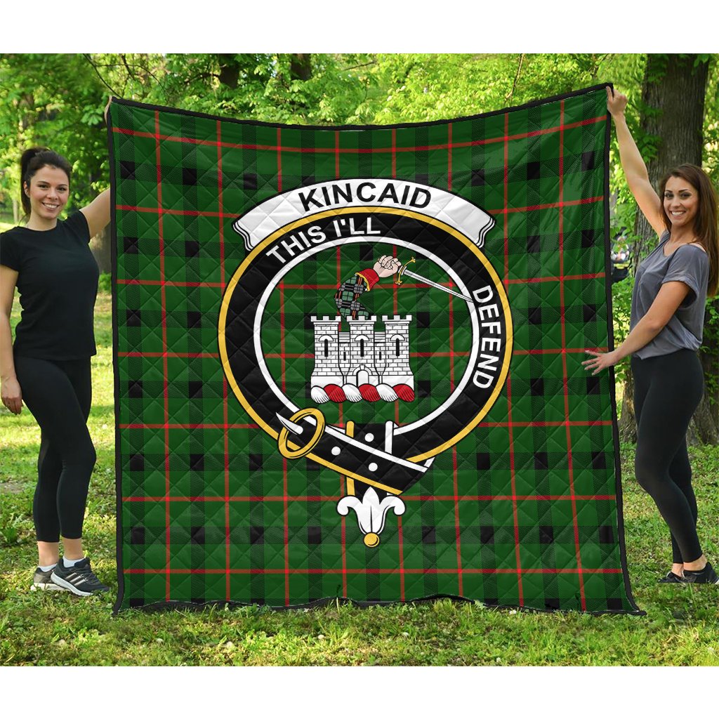 Kincaid Modern Tartan Crest Quilt