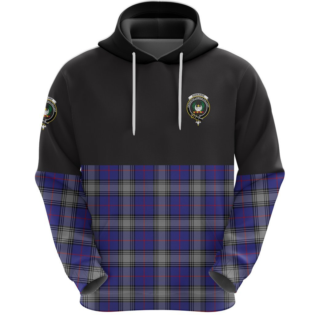 Kinnaird Clan Half Of Tartan Hoodie