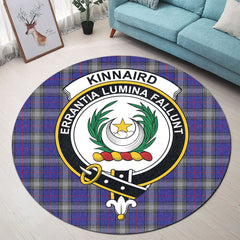 Kinnaird Tartan Crest Round Rug