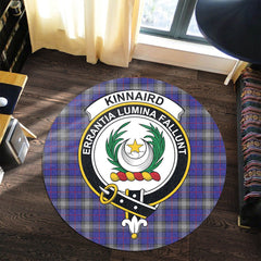 Kinnaird Tartan Crest Round Rug