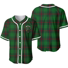 Kinnear Tartan Unisex Baseball Jersey