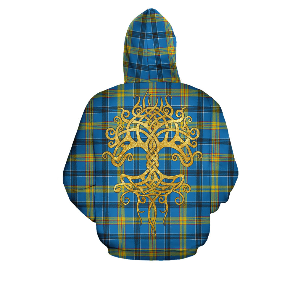 Laing Tartan Hoodie - Tree Of Life