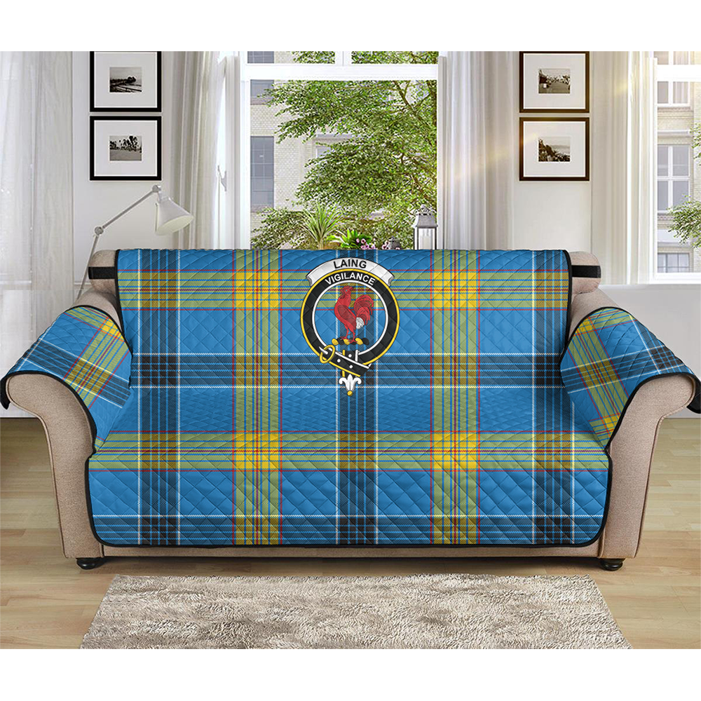 Laing Tartan Crest Sofa Protector