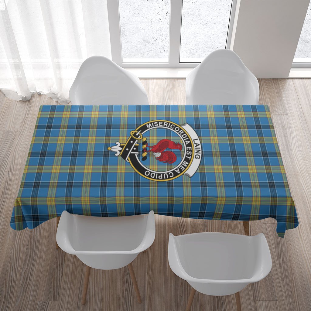 Laing Tartan Crest Tablecloth