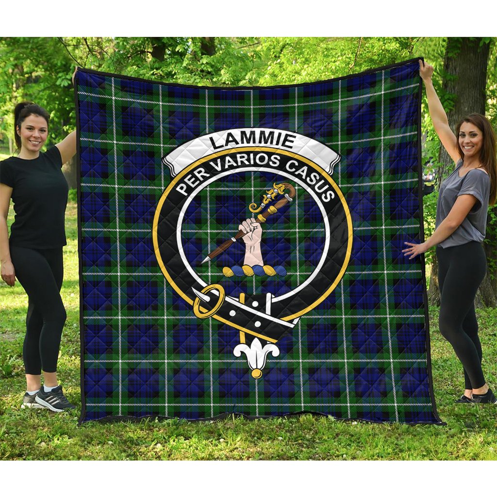 Lammie Tartan Crest Quilt