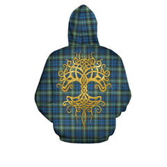 Lamont Ancient Tartan Hoodie - Tree Of Life