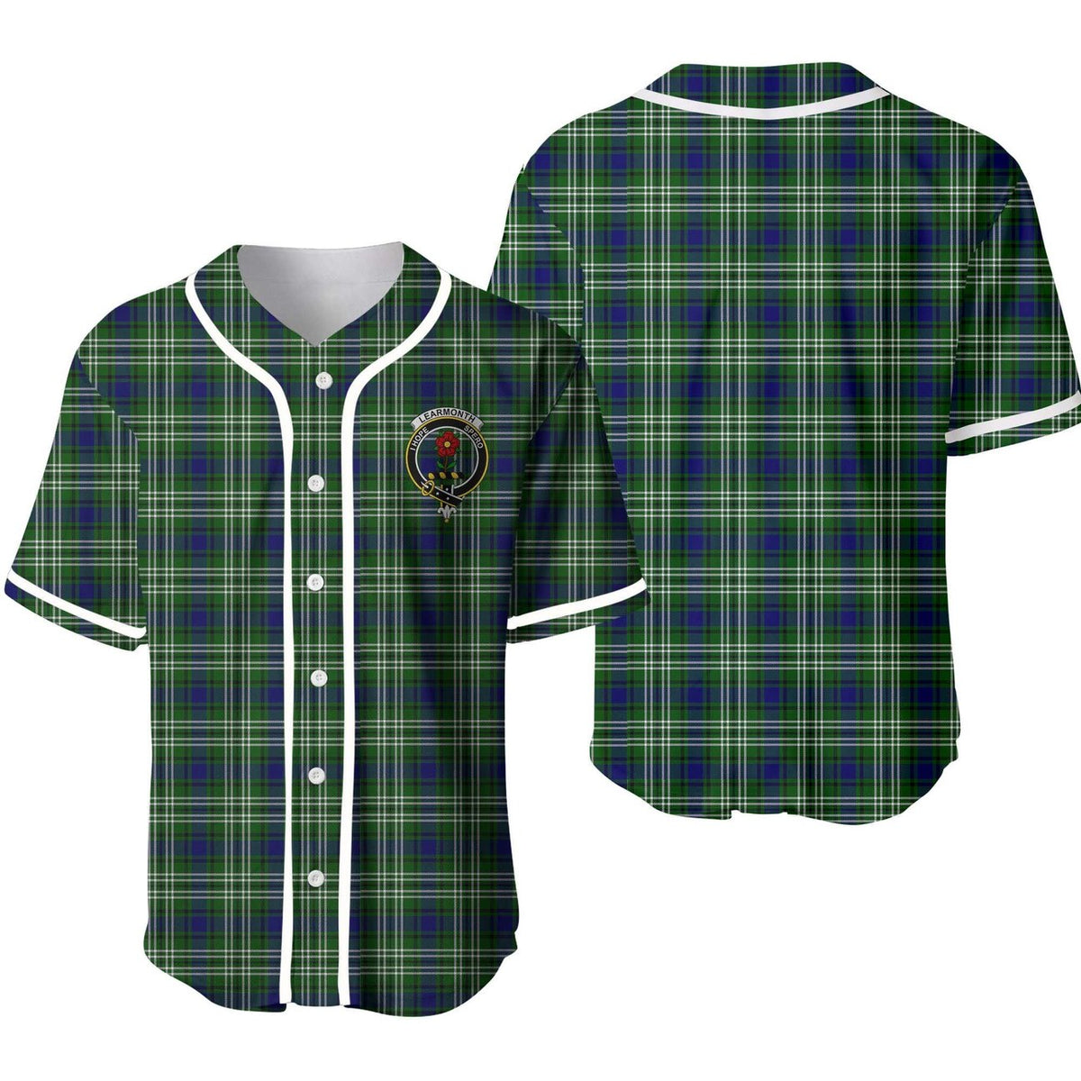 Learmonth Tartan Unisex Baseball Jersey