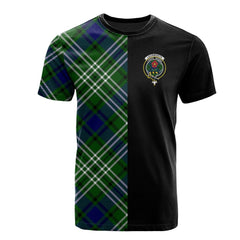 Learmonth Tartan T-Shirt Half of Me - Cross Style