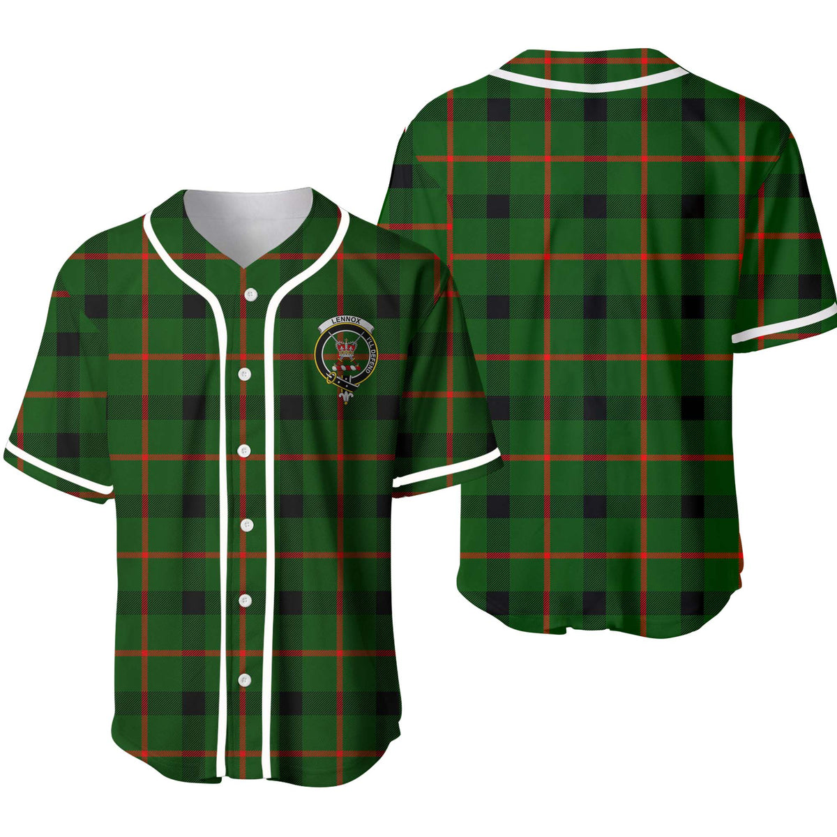 Lennox (Lennox Kincaid) Tartan Unisex Baseball Jersey