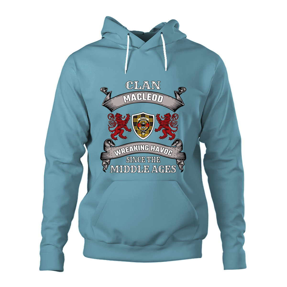 MacLeod Family Tartan - 2D Unisex Hoodie