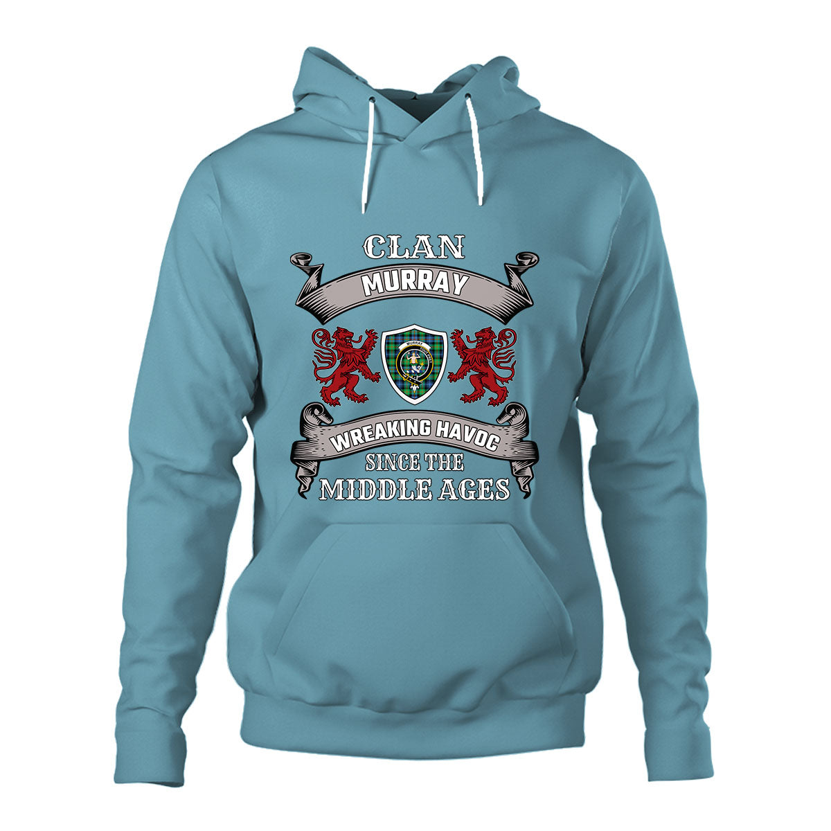 Murray Of Atholl Family Tartan - 2D Unisex Hoodie