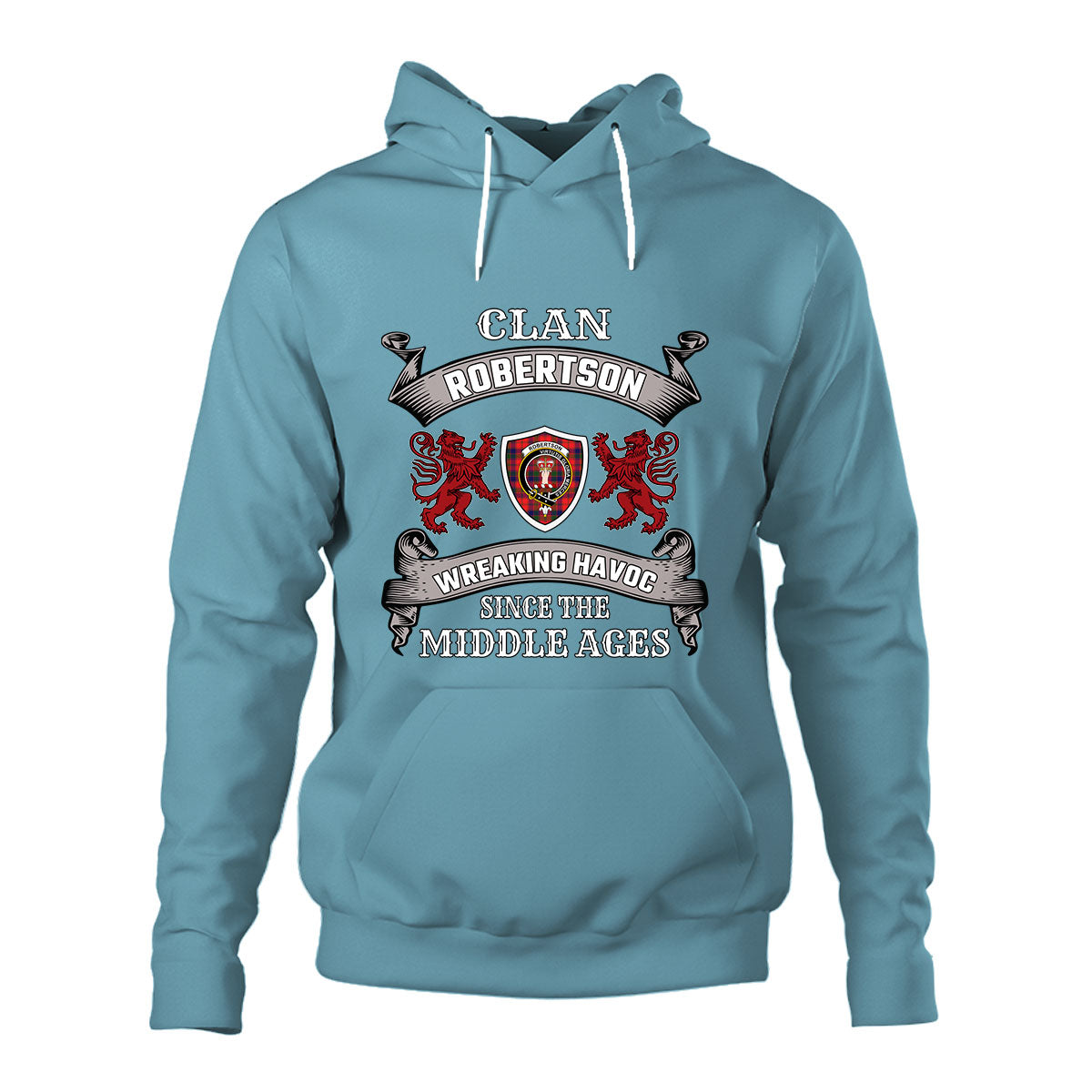 Robertson Family Tartan - 2D Unisex Hoodie