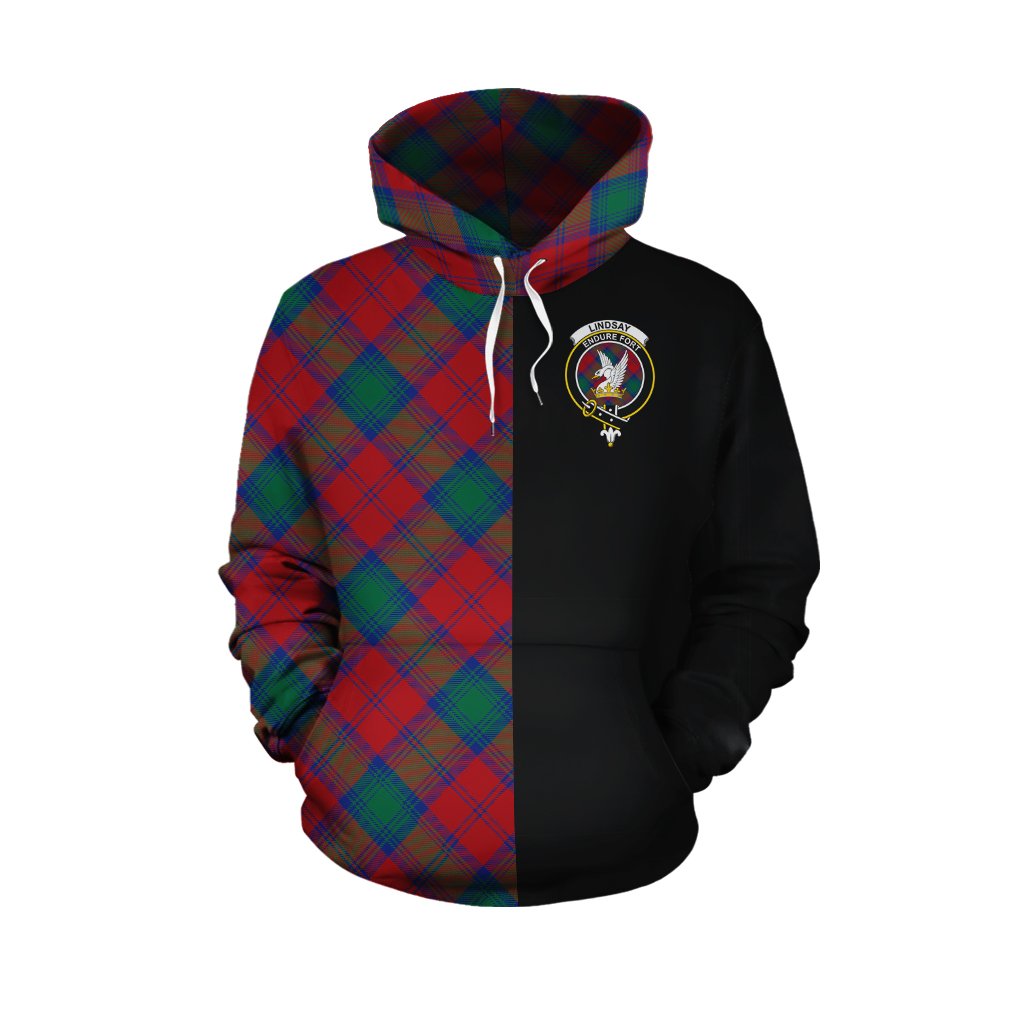 Lindsay Modern Tartan Hoodie Half of Me - Cross Style