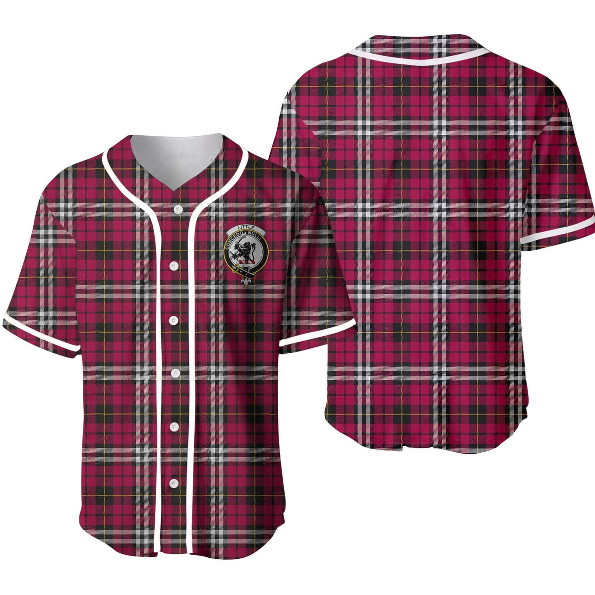 Little Tartan Unisex Baseball Jersey