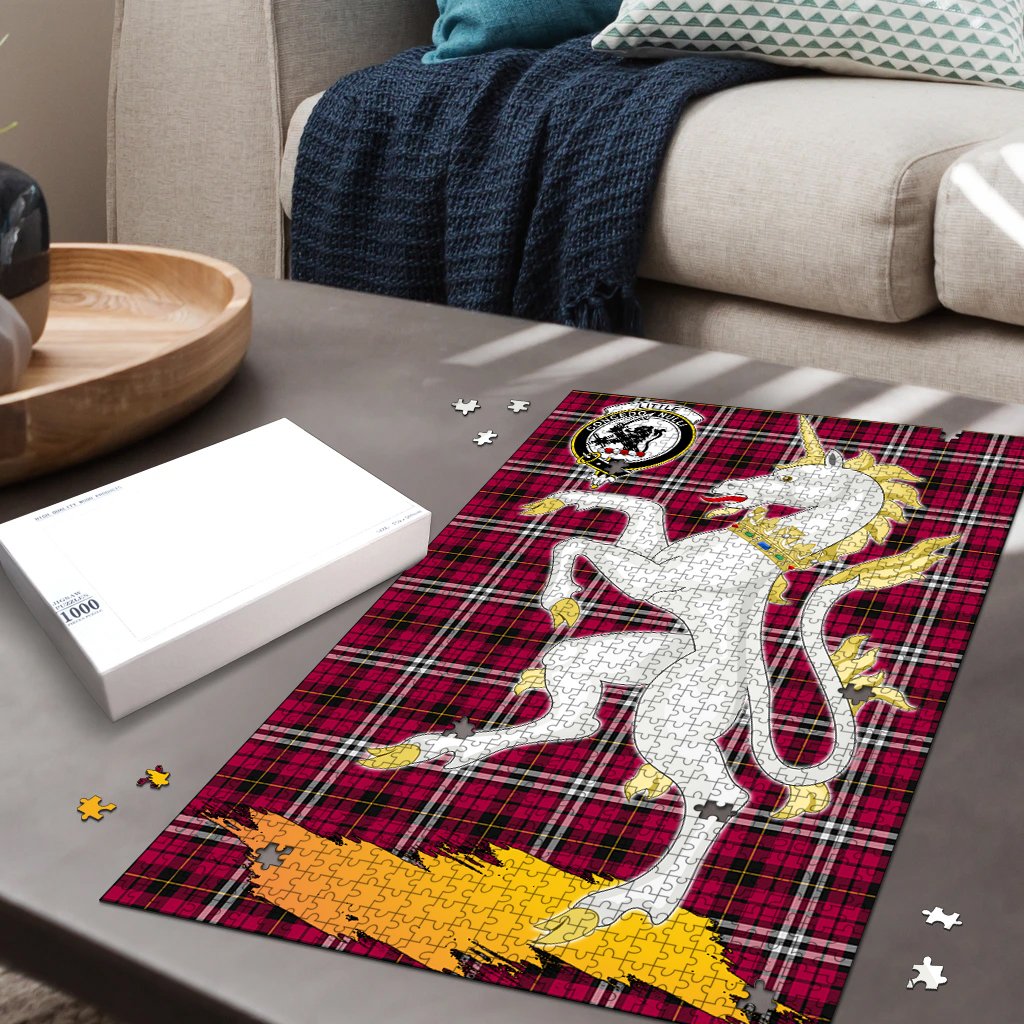 Little Tartan Crest Unicorn Scotland Jigsaw Puzzles