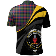 Logan Modern Tartan Polo Shirt - Royal Coat Of Arms Style