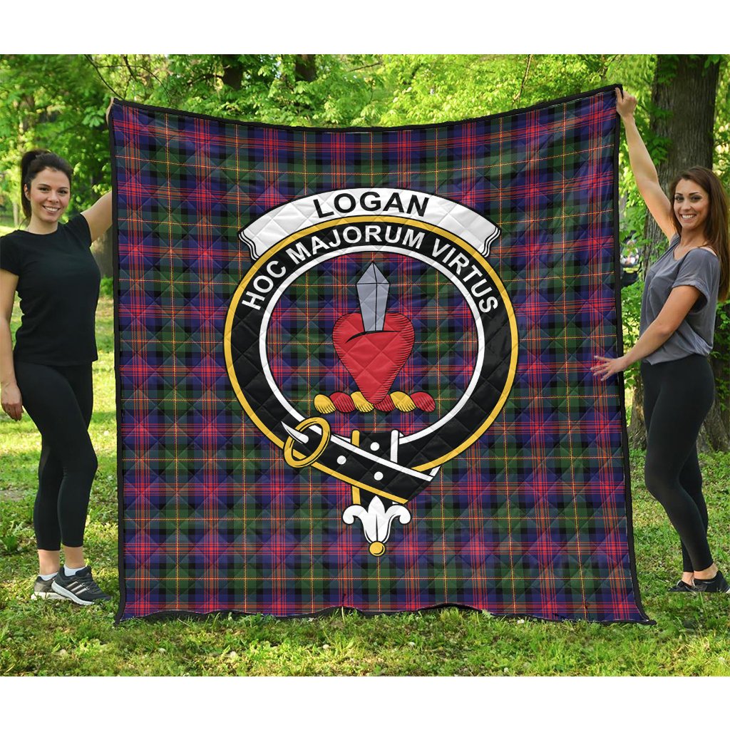 Logan Modern Tartan Crest Quilt