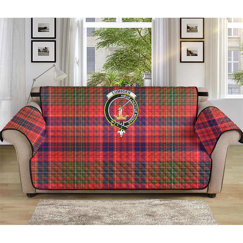 Lumsden Modern Tartan Crest Sofa Protector