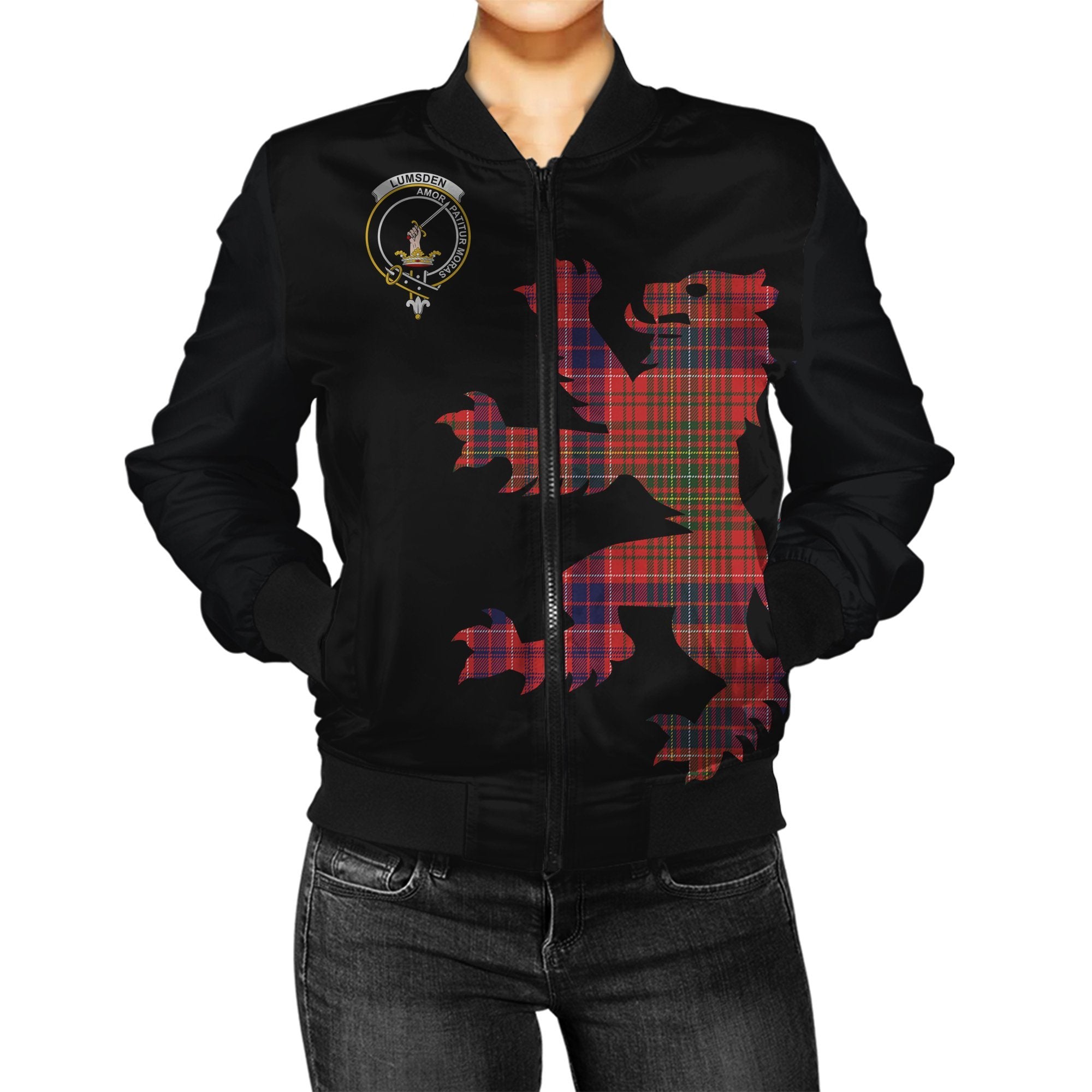 Lumsden Tartan Bomber Jacket Lion & Thistle