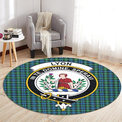 Lyon Tartan Crest Round Rug