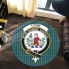 Lyon Tartan Crest Round Rug