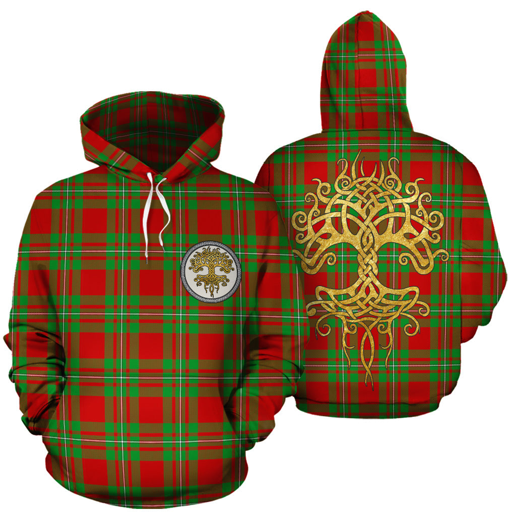 MacGregor Modern Tartan Hoodie - Tree Of Life
