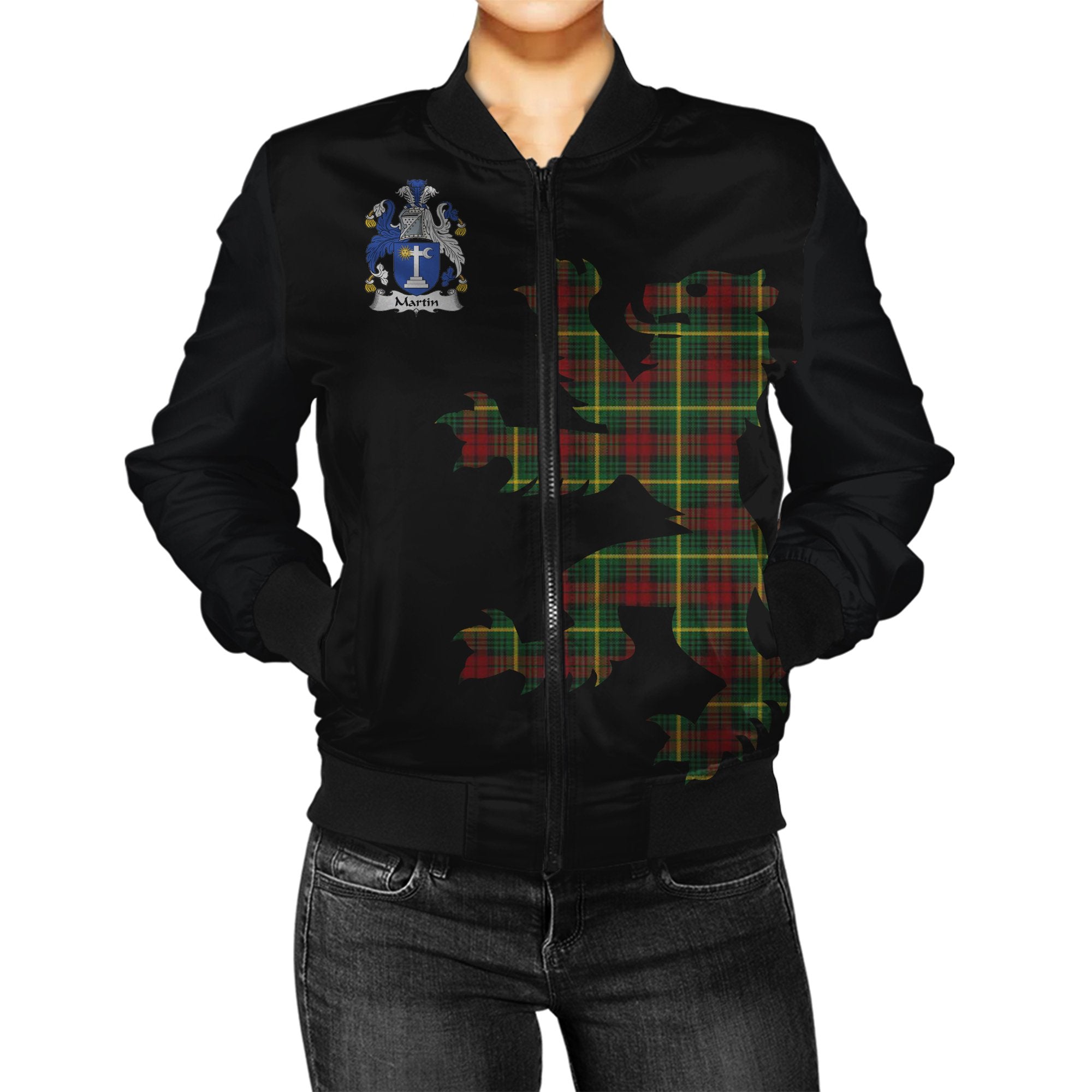 Martin Tartan Bomber Jacket Lion & Thistle