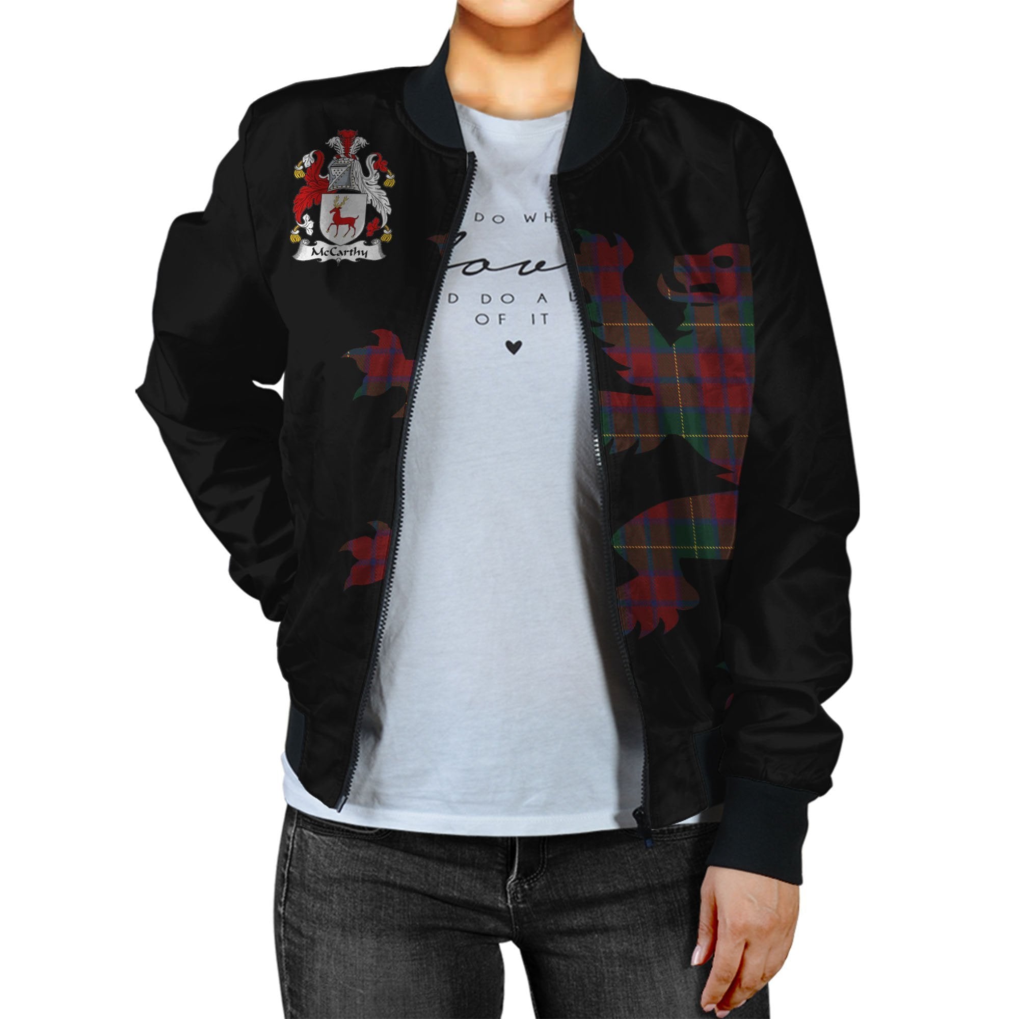 McCarthy Tartan Bomber Jacket Lion & Thistle