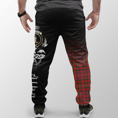 MacAlister Modern Tartan Crest Jogger Sweatpants - Alba Celtic Style