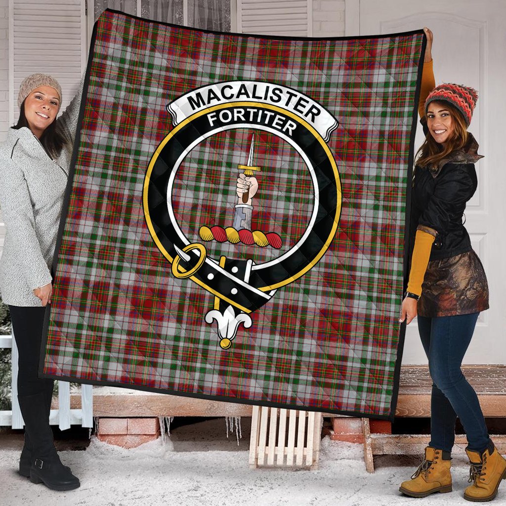MacAlister Dress Tartan Crest Quilt