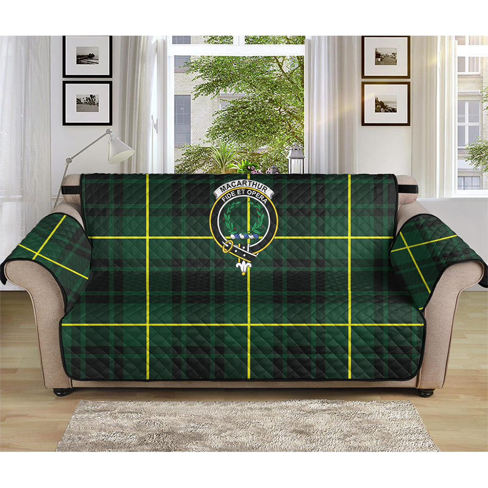 MacArthur Modern Tartan Crest Sofa Protector