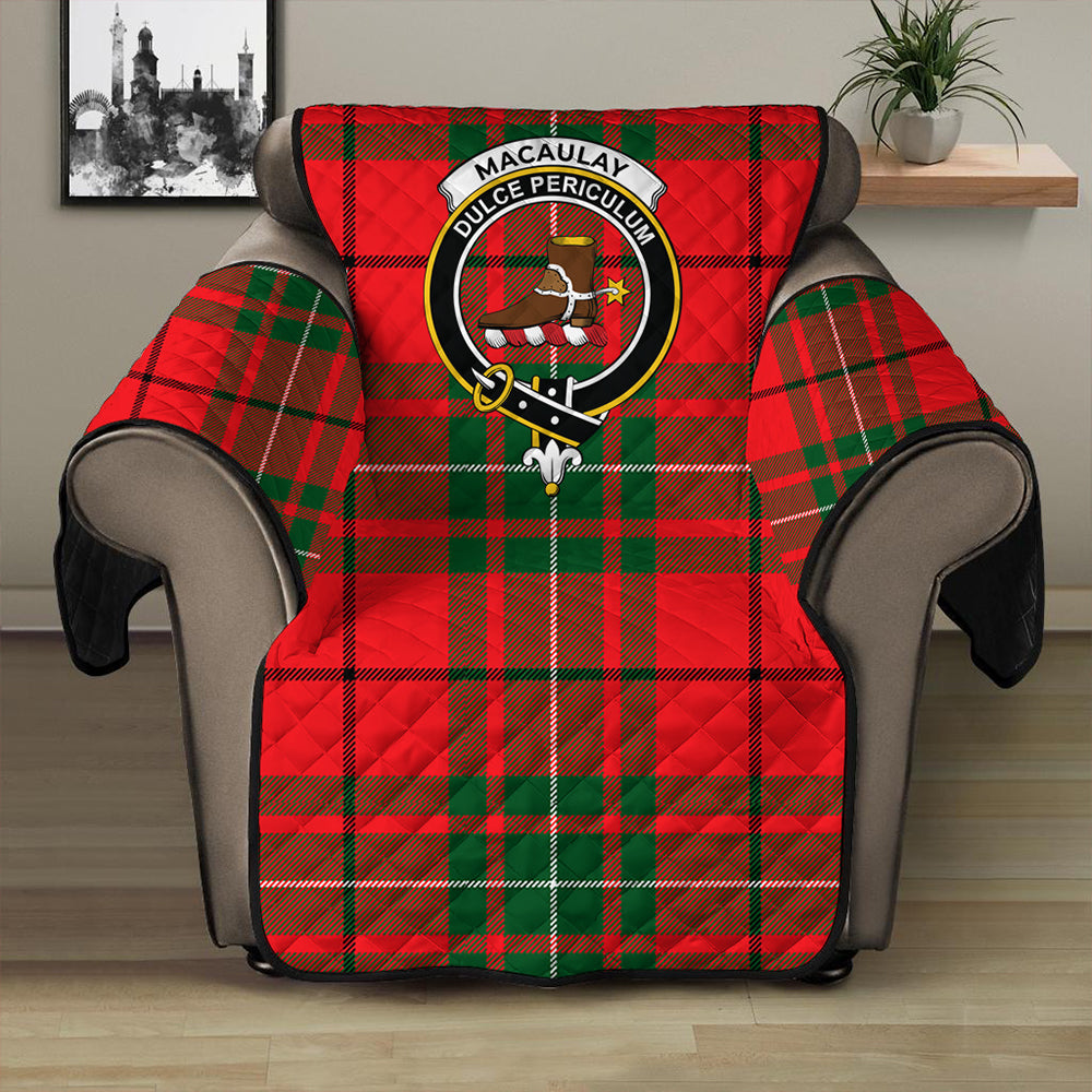 MacAulay Modern Tartan Crest Sofa Protector