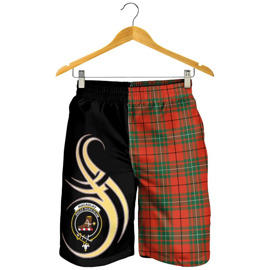 MacAulay Ancient Tartan Crest Men's Short PM8