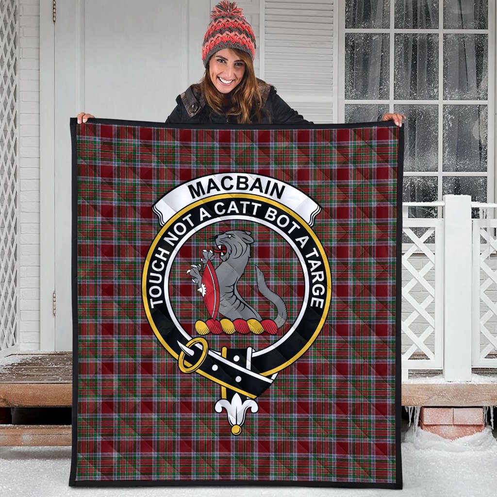 MacBain Chief Tartan Crest Quilt