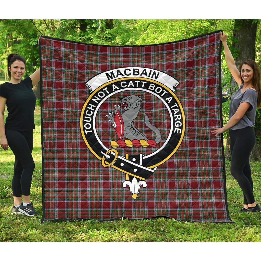 MacBain Chief Tartan Crest Quilt