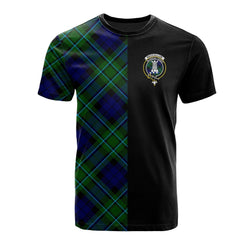 MacCallum Modern Tartan T-Shirt Half of Me - Cross Style