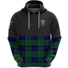 MacCallum Modern Clan Half Of Tartan Hoodie