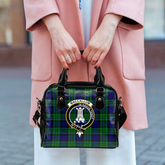 MacCallum Modern Tartan Crest Shoulder Handbags