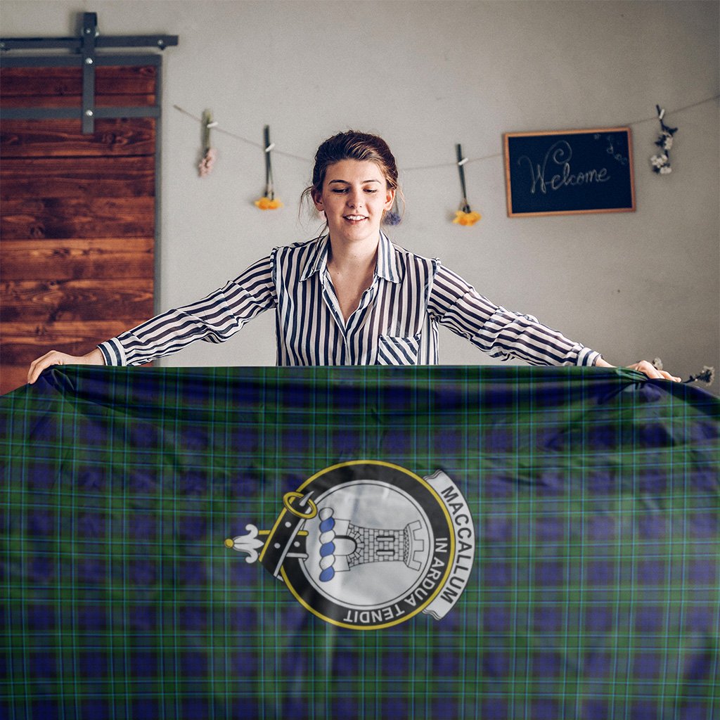 MacCallum Tartan Crest Tablecloth