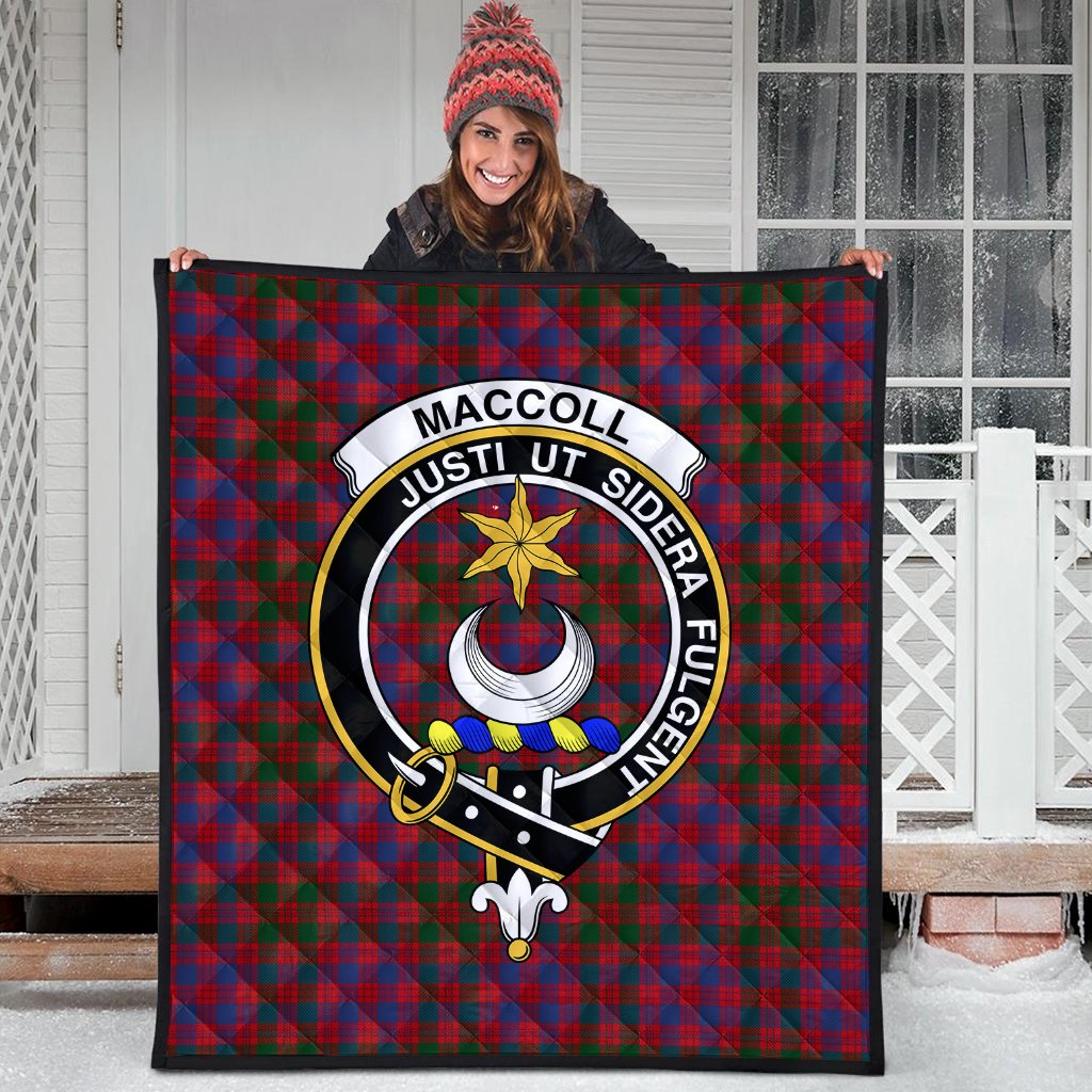 MacColl Ancient Tartan Crest Quilt