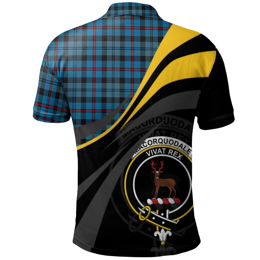 MacCorquodale Tartan Polo Shirt - Royal Coat Of Arms Style
