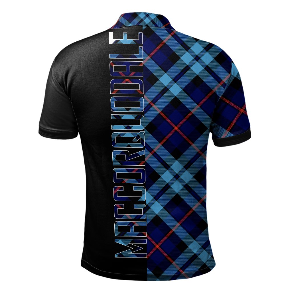 MacCorquodale Tartan Polo Shirt Half of Me - Cross Style