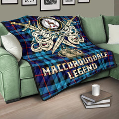 MacCorquodale Tartan Crest Legend Gold Royal Premium Quilt