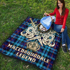 MacCorquodale Tartan Crest Legend Gold Royal Premium Quilt