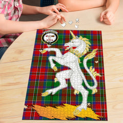 MacCulloch Tartan Crest Unicorn Scotland Jigsaw Puzzles