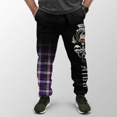 MacDonald Dress Modern Tartan Crest Jogger Sweatpants - Alba Celtic Style