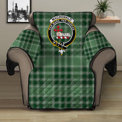 MacDonald of the Isles Hunting Modern Tartan Crest Sofa Protector