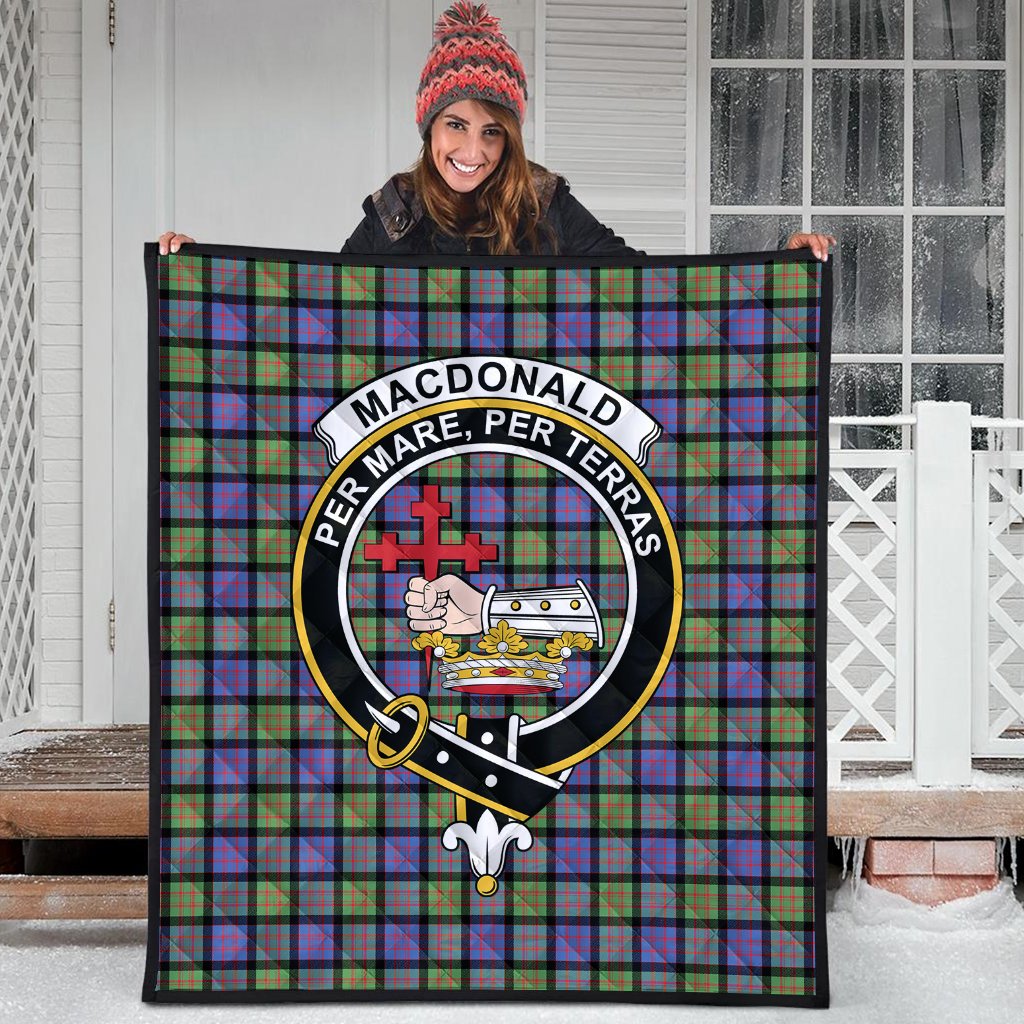 MacDonald Ancient Tartan Crest Quilt