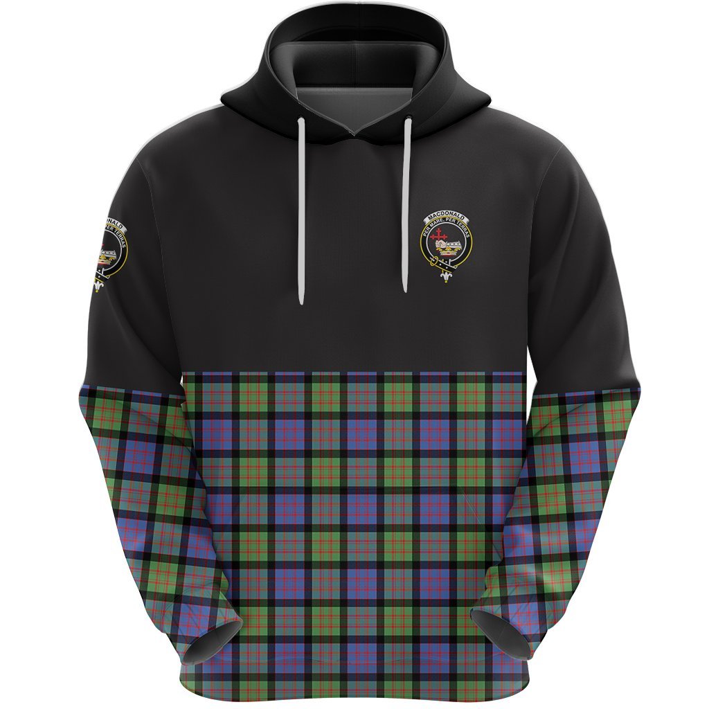 MacDonald Ancient Clan Half Of Tartan Hoodie